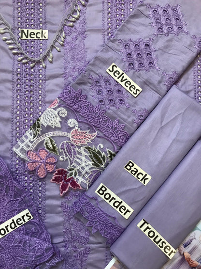 SEREENE Eid Lawn Collection 2026 | Pure Egyptian Lawn 80/80 Suit | Embroidery Lawn Dress | Branded Dress For Girl's | Lawn Party Wear