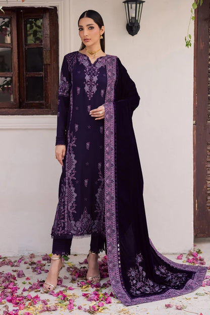 Charizma Velvet Embroidery Dress 2025 | Velvet Fancy Dress | Velvet Dress For Party And Wedding Wear | Branded Dress |