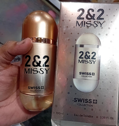Imported Original Swiss Brand Perfume 2&2 For Men 100ml Long Lasting | Long Lasting Perfume For Men's