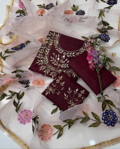 Traditional Dress| wedding Wear| Party Dress For Girl's| Fancy Mirror Zari Work Dress 👗