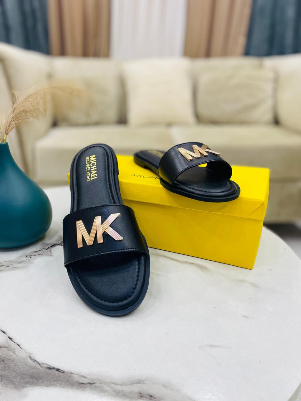 MK Flat Slipper| Branded Slippers For Girls|Michael Kors Slippers|New Arrivals