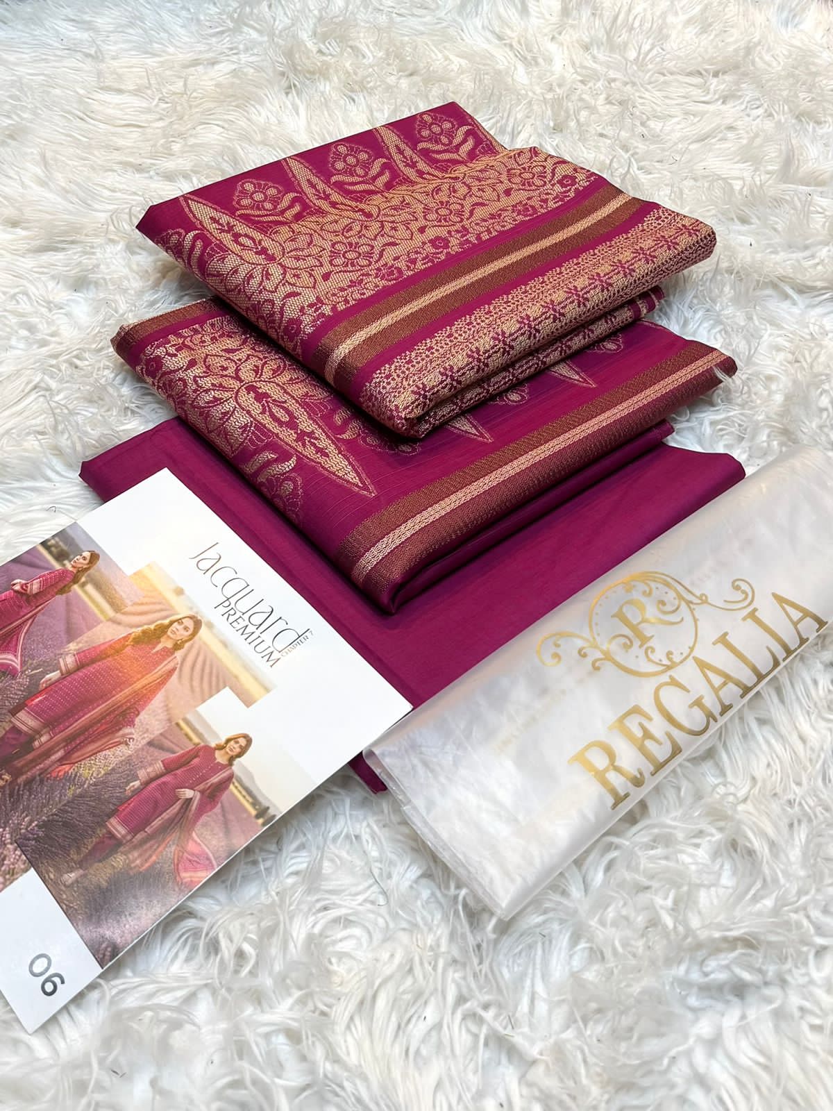 REGALIA Cotton Jacquard Collection 2026 | Digital Printed Jacquard Suit Original | Brand Dress For Girl's