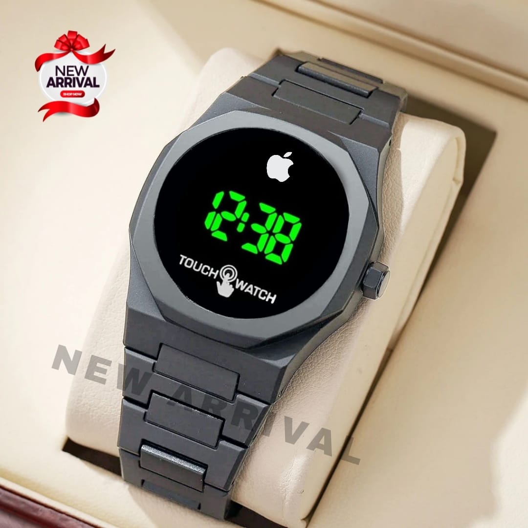 Aura Model LED Watch | Green LED Dial | Fiber Chain Watch | Digital Chain Watch ⌚