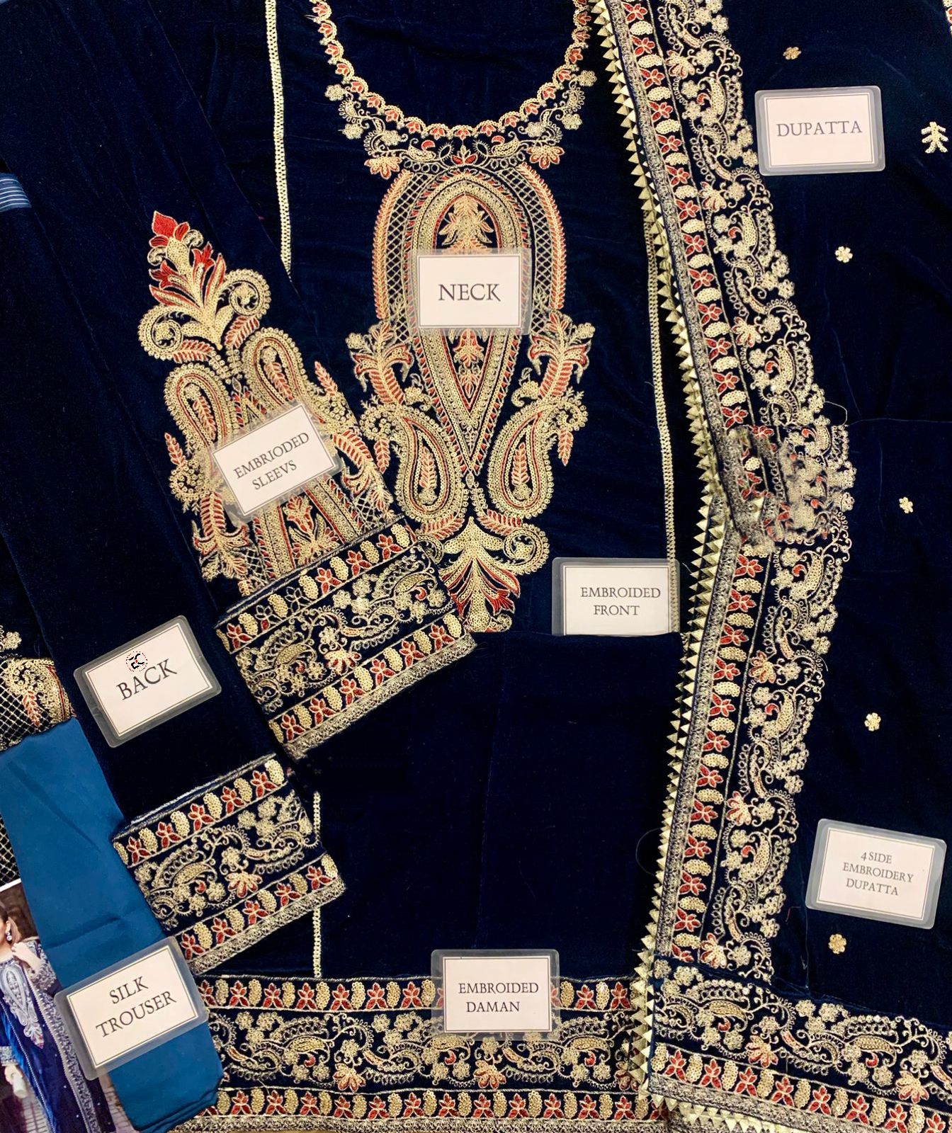 Velvet Embroidery Dress Winter| Embroidery Party Dress| Wedding Wear 2025| Velvet Fancy Dress