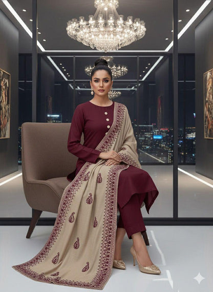 New Winter Wool Collection | Wool Dress| Ladies Wool Dress| Pashmina Dress For Girl's And Woman