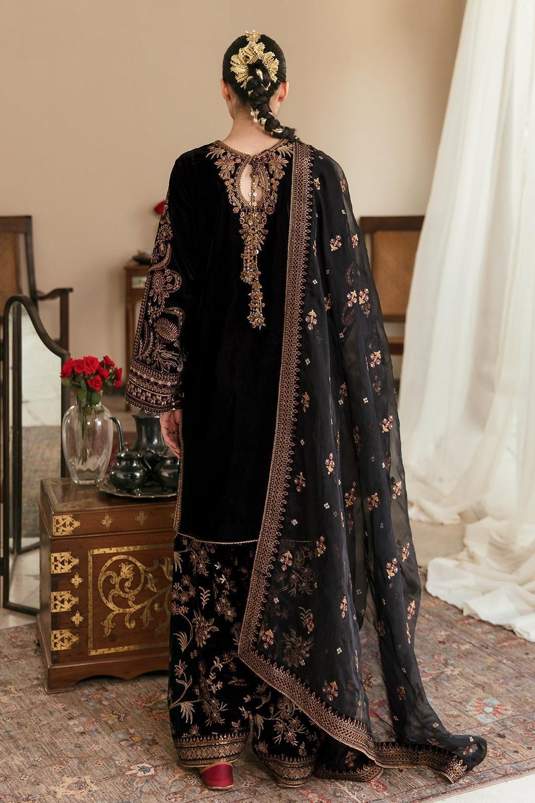 Barque Jazmine Chiffon Wedding Wear | Elegant Fancy Dress | Embroidery Dress For Wedding Wear
