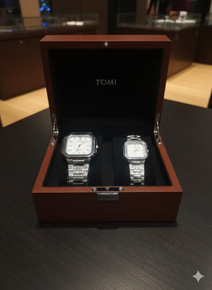 Beautiful Couple Watch| Couple Chain Watch| Couple Watch ⌚