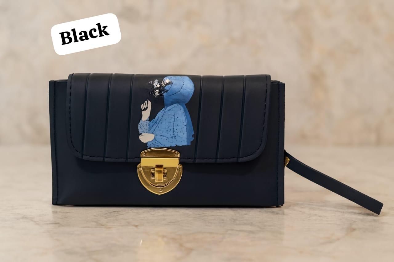 Branded Hand Clutch| Hijab Girl Hand Clutch For Girls| Clutch For Girls