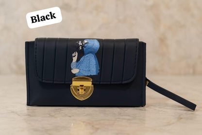 Branded Hand Clutch| Hijab Girl Hand Clutch For Girls| Clutch For Girls