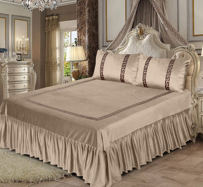 Velvet Bridal Bedsheet| Trending Bedsheets| Shiny Velvet Bedsheet| Beautiful Bedsheet| Velvet Bedsheet| Luxury Style Bedsheet