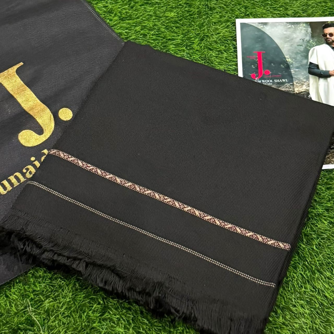 J.Mardana Shawl | Gent's Shawl | Soft Wool Shawl For Men's | Elegant Wool Shawl For Men's