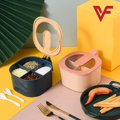 Random Color Spice Box Set With Spoon's | Spices Box | Kitchen Accessories