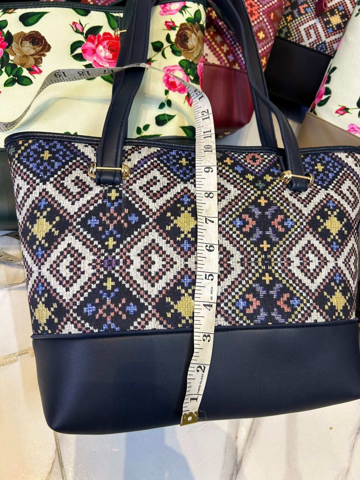 High Quality Printed 2 Piece Tote Bag With Wallet | Canvas & Regzine Bag's | Stylish And Beautiful Handbags