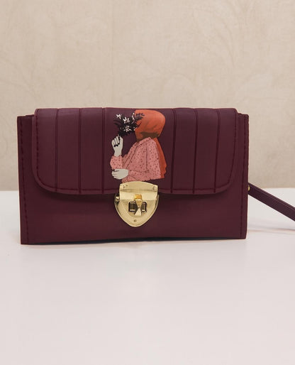 Branded Hand Clutch| Hijab Girl Hand Clutch For Girls| Clutch For Girls