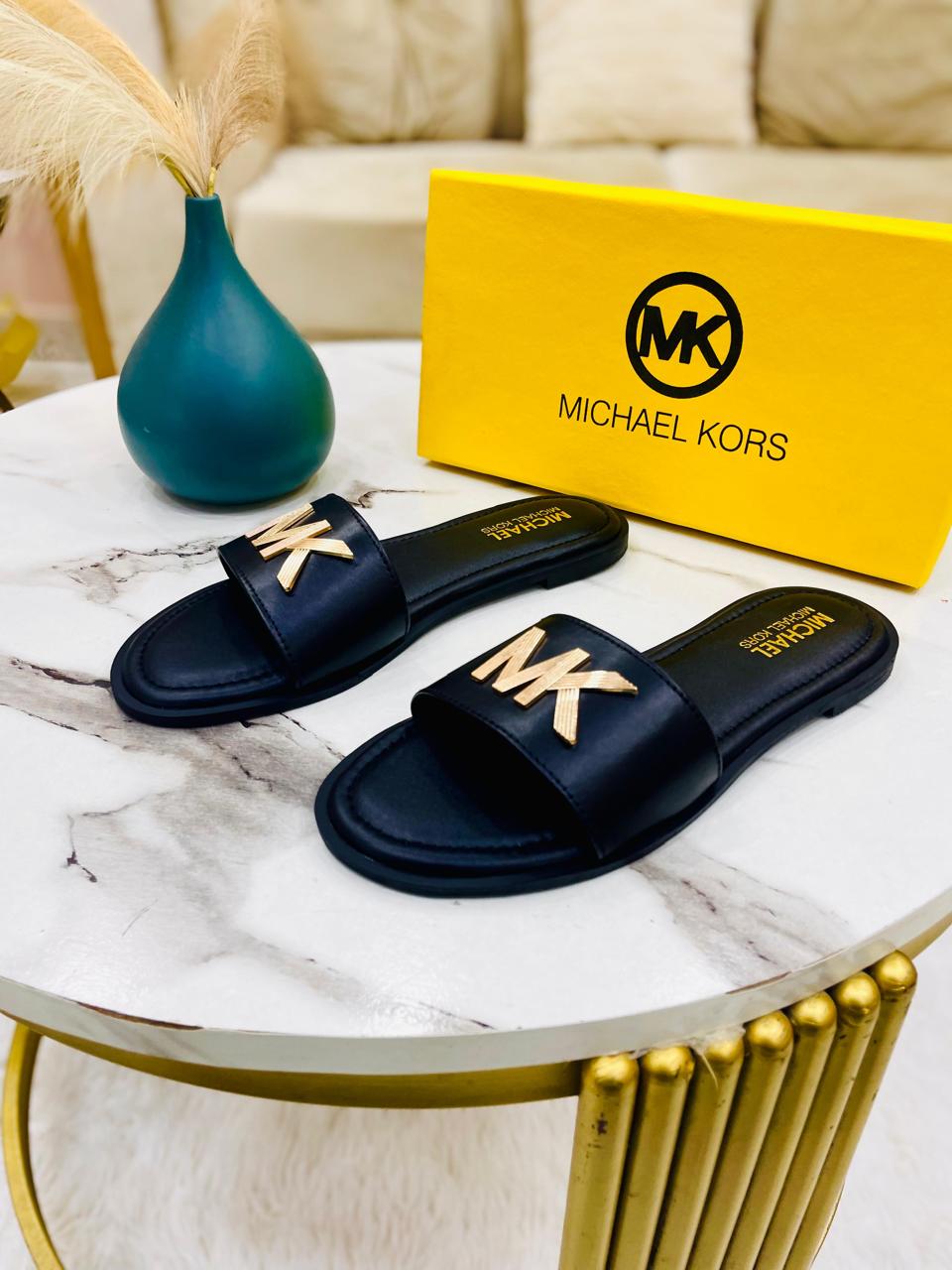 MK Flat Slipper| Branded Slippers For Girls|Michael Kors Slippers|New Arrivals