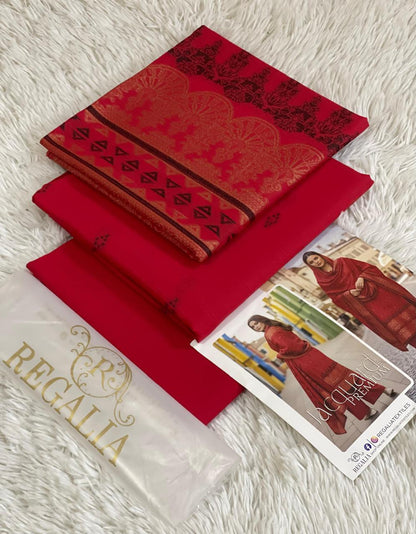 REGALIA Cotton Jacquard Collection 2026 | Digital Printed Jacquard Suit Original | Brand Dress For Girl's