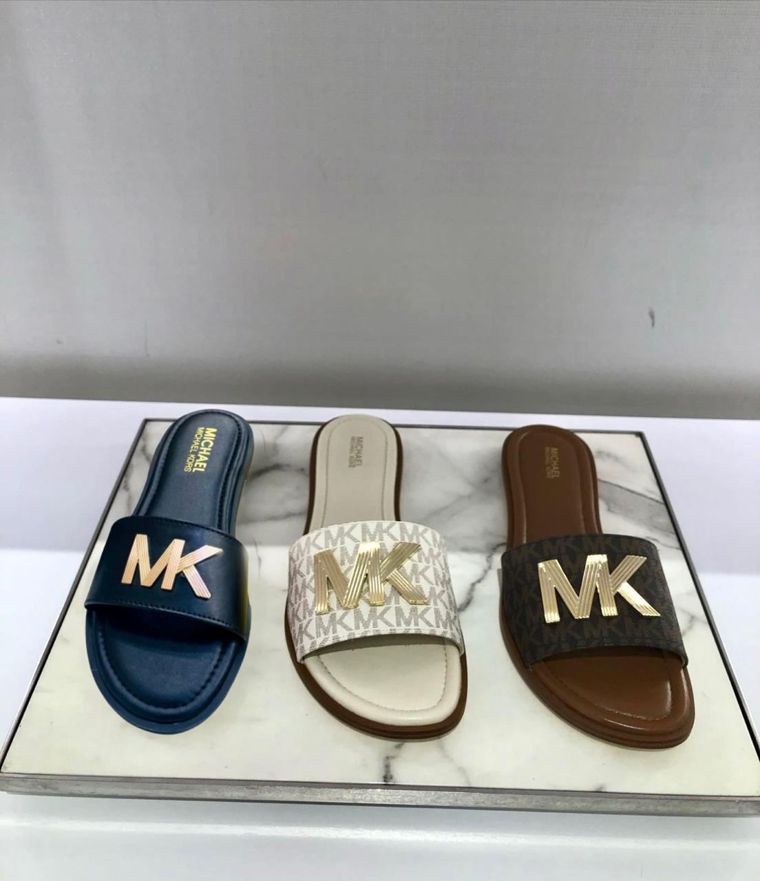MK Flat Slipper| Branded Slippers For Girls|Michael Kors Slippers|New Arrivals