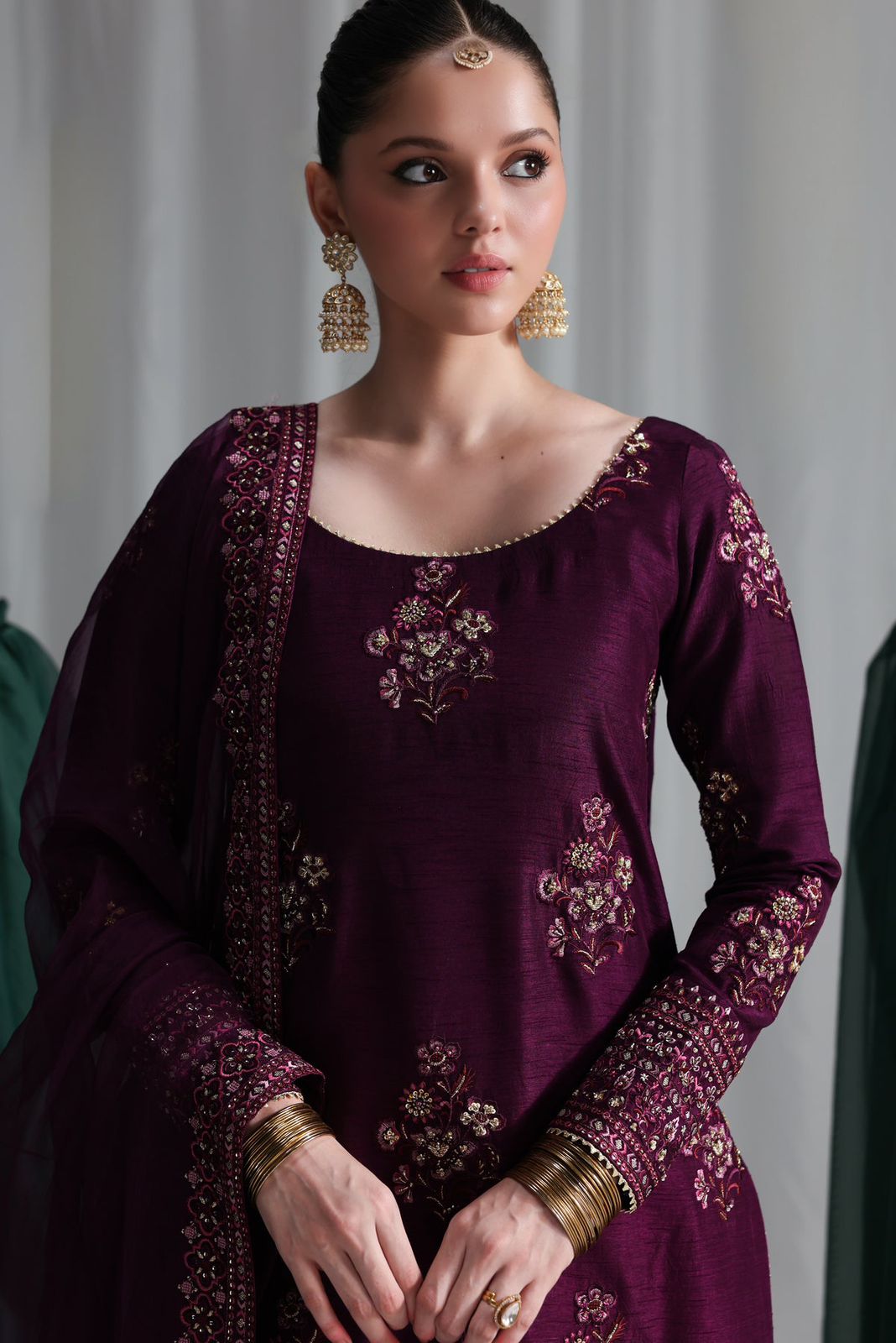 ZAIB Luxury Rawsilk Suit Collection | Heavy Embroidered Complete Suit | Branded Dress For Girl's