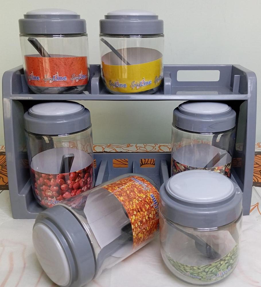 Stylish Spice Jar| Spice Jar Set| Beautiful Spices Box| Plastic Spice Jar 🫙