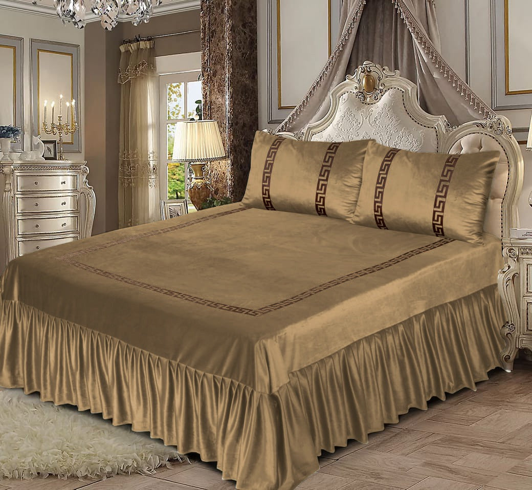 Velvet Bridal Bedsheet| Trending Bedsheets| Shiny Velvet Bedsheet| Beautiful Bedsheet| Velvet Bedsheet| Luxury Style Bedsheet
