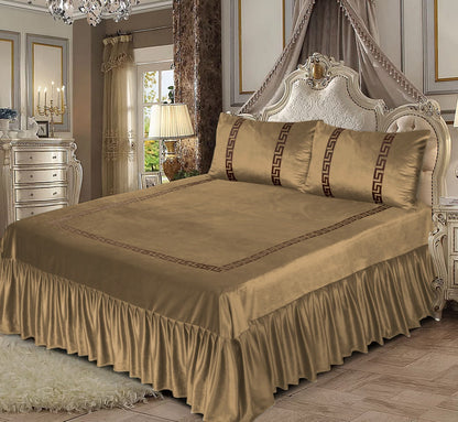 Velvet Bridal Bedsheet| Trending Bedsheets| Shiny Velvet Bedsheet| Beautiful Bedsheet| Velvet Bedsheet| Luxury Style Bedsheet