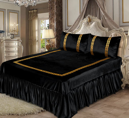 Velvet Bridal Bedsheet| Trending Bedsheets| Shiny Velvet Bedsheet| Beautiful Bedsheet| Velvet Bedsheet| Luxury Style Bedsheet