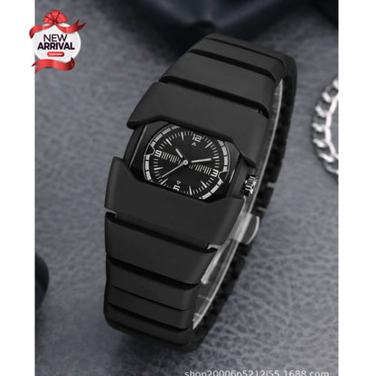 Men’s Casual Sports Style Watch With Fiber Chain | Lightweight Quartz Watch | Men's Stylish Watch ⌚