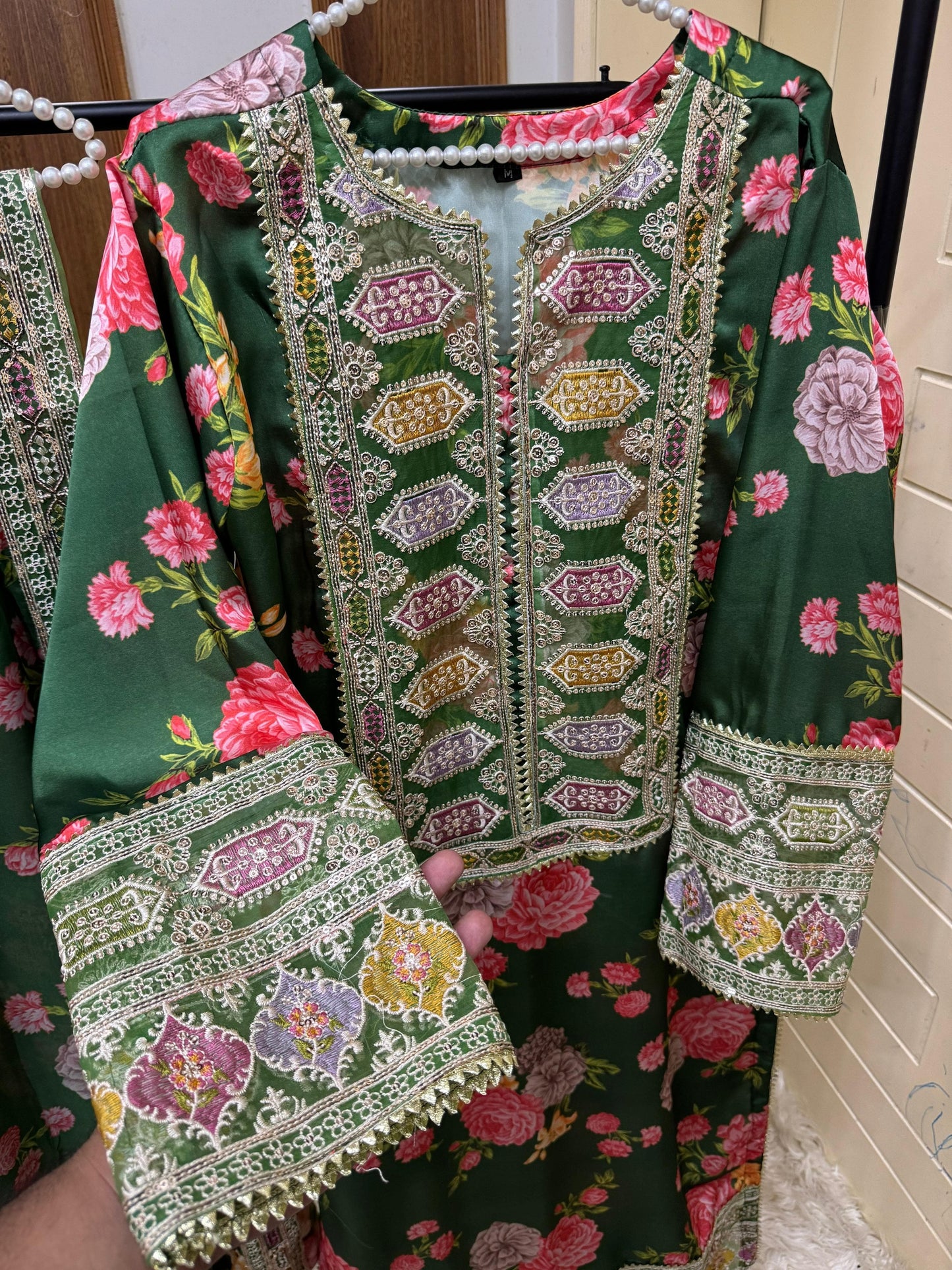 Stitched Silk Sequence Embroidery