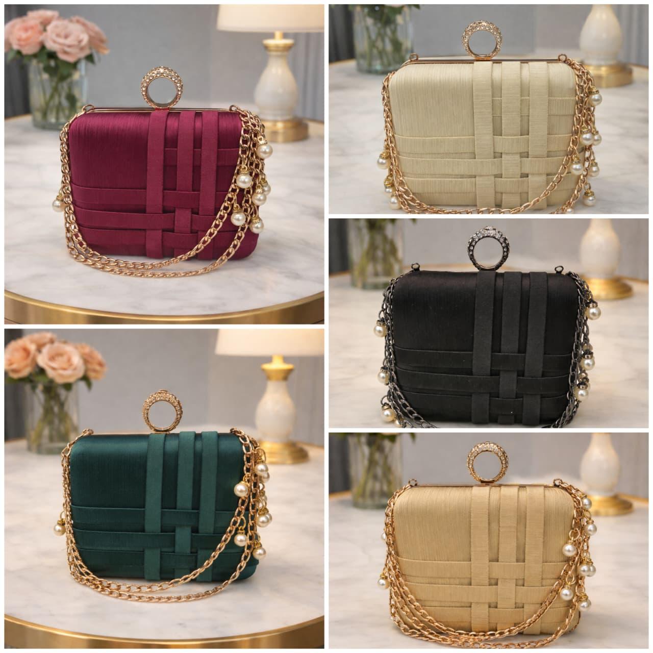 Stylish Hand Clutch for Girls | Top Lock Metal Clutch | Beautiful Hand Metal Clutch 😍