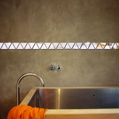 Acrylic 3D Triangle Mosaic Mirror| Wall Stickers|Home Decorations| Room Decorations