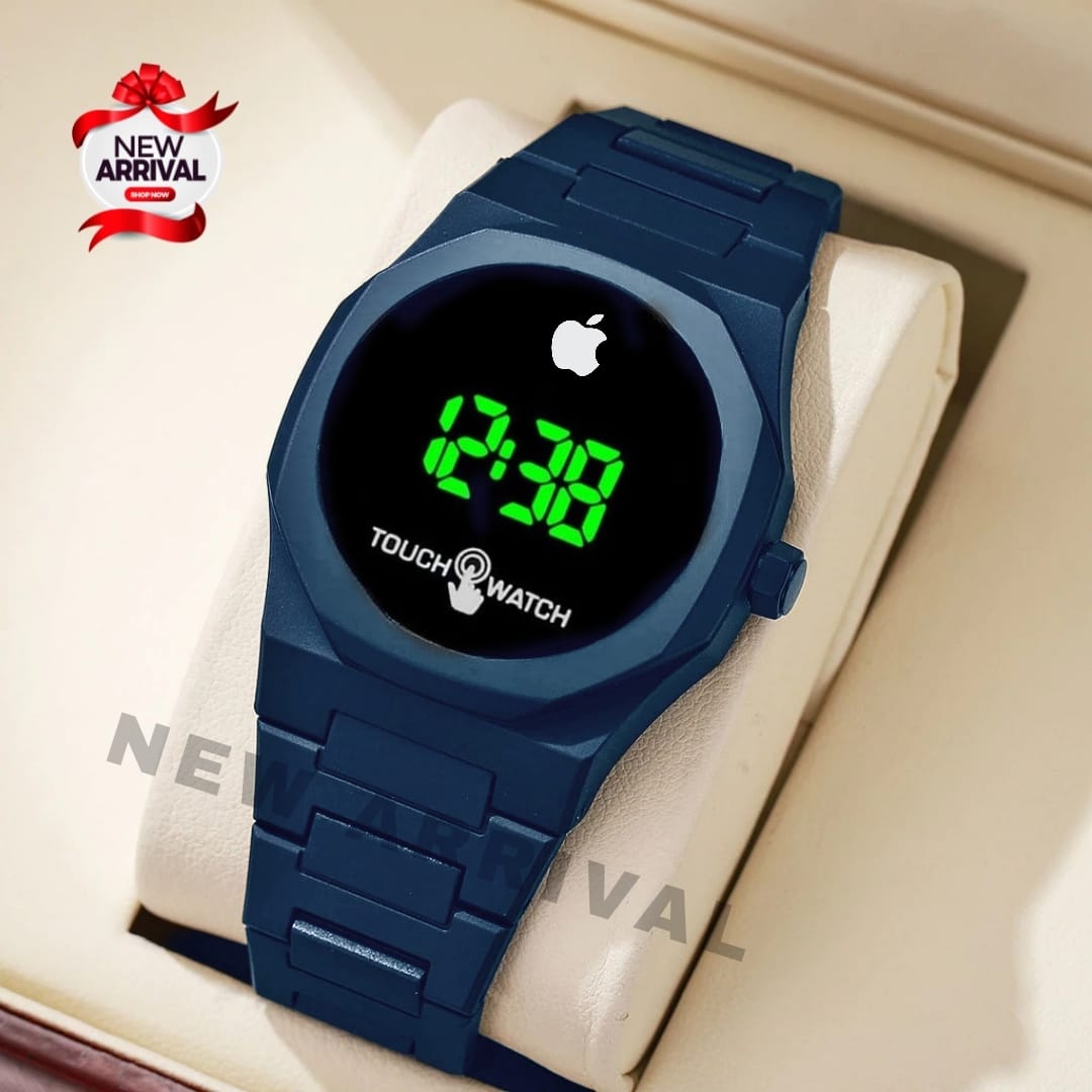 Aura Model LED Watch | Green LED Dial | Fiber Chain Watch | Digital Chain Watch ⌚