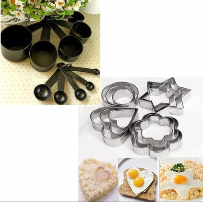 Cookies Cutters| Measuring Cups Spoon | Stainless steel Cookies Cutters