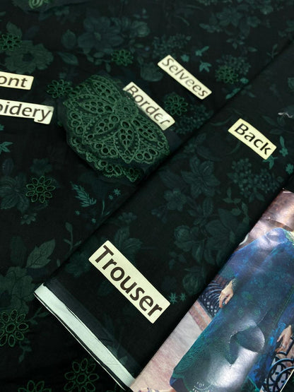 Farasha Lawn Collection 2026 – Heavy Embroidered Chicken Kari Suit with Chiffon Dupatta | Chicken kari Lawn Dress | Branded Lawn Dress