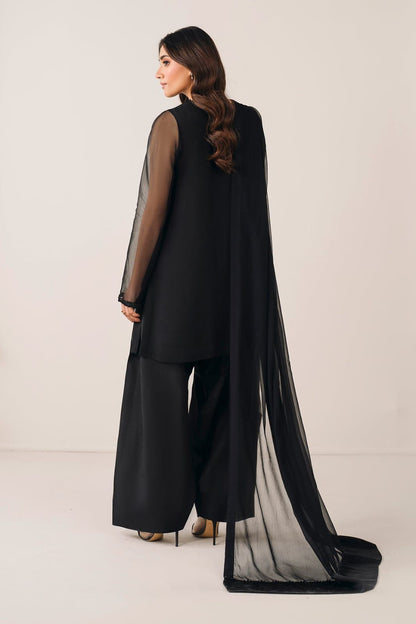 Baroque Luxury Chiffon 3PC Suit | Pearl Chiffon Dress | Stitched Stylish Dress | Formal Chiffon Dress