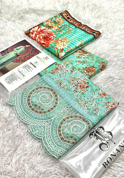 Bonanza Doria Linen Embroidery Suit