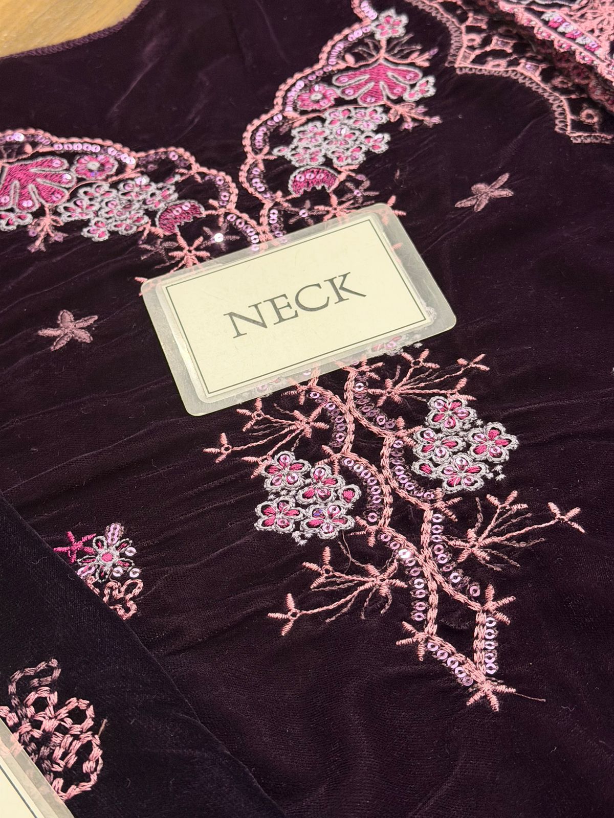 Charizma Velvet Embroidery Dress 2025 | Velvet Fancy Dress | Velvet Dress For Party And Wedding Wear | Branded Dress |