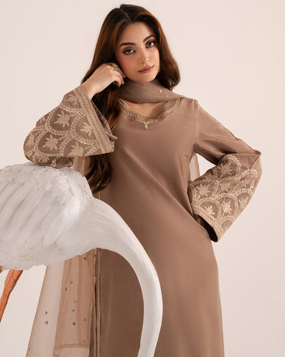 Unstitched Chiffon | Embroidered Chiffon And Organza Dress | Luxury Chiffon Dress | Party Wear Dress | Wedding Stylish Wear