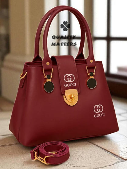 2 Zipper Hand Carry Bag with Long Adjustable Belt for Women | Ladies Hand Bags | Trendy Bags For Girl's