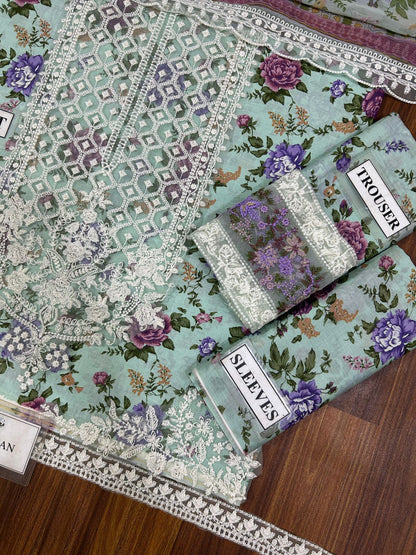 Zainab Chottani Design 09 Amere | Luxury Lawn Collection | Branded Dress For Girl's | Summer Lawn Collection