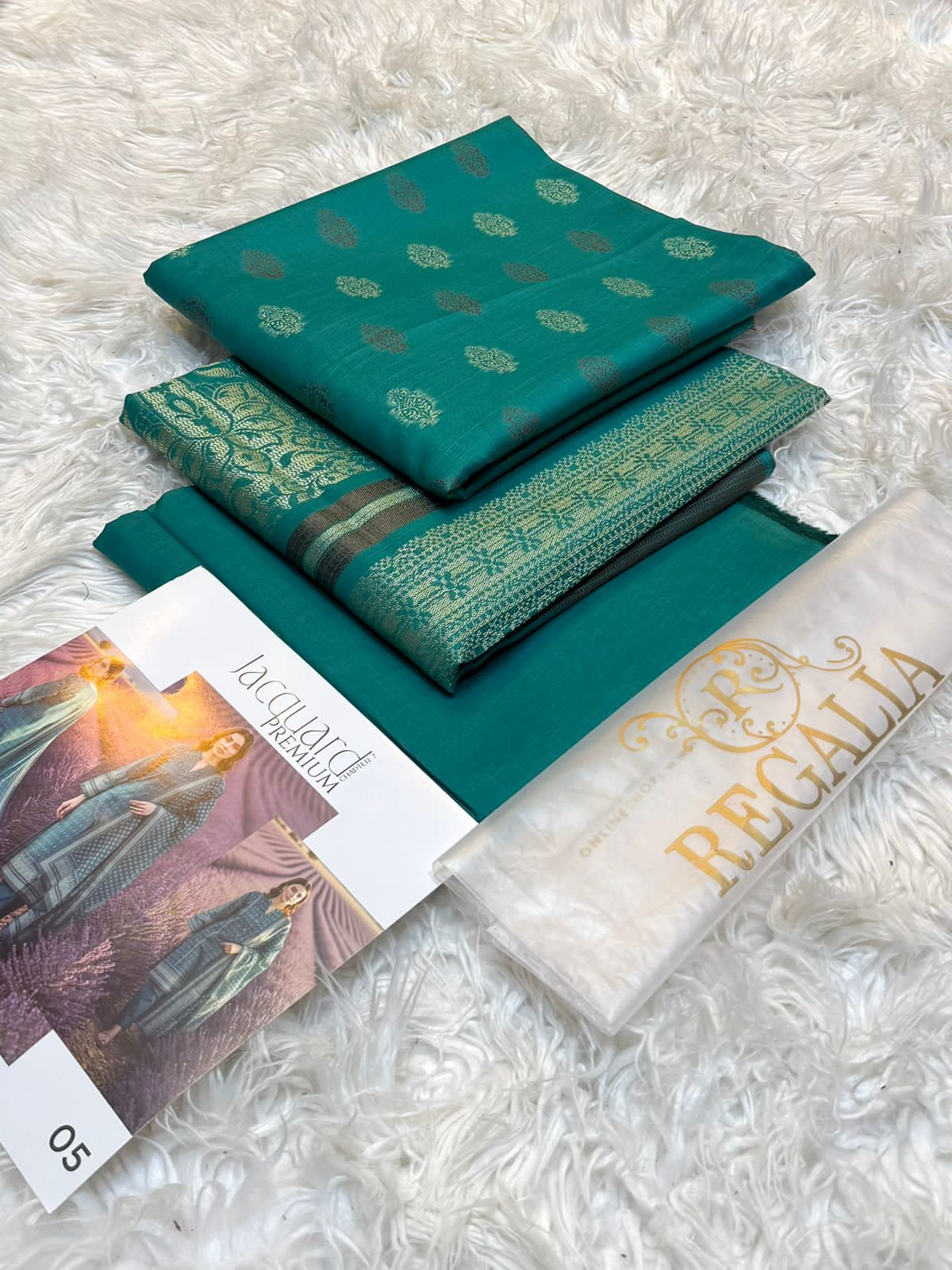 REGALIA Cotton Jacquard Collection 2026 | Digital Printed Jacquard Suit Original | Brand Dress For Girl's