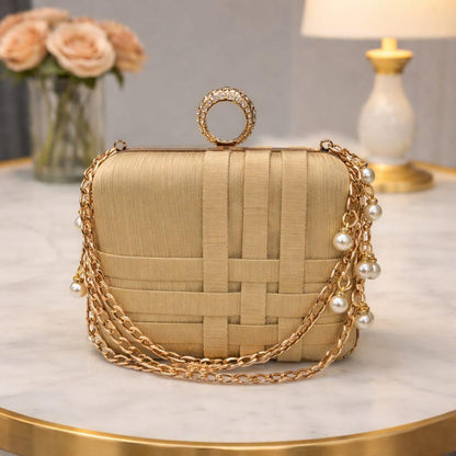 Stylish Hand Clutch for Girls | Top Lock Metal Clutch | Beautiful Hand Metal Clutch 😍