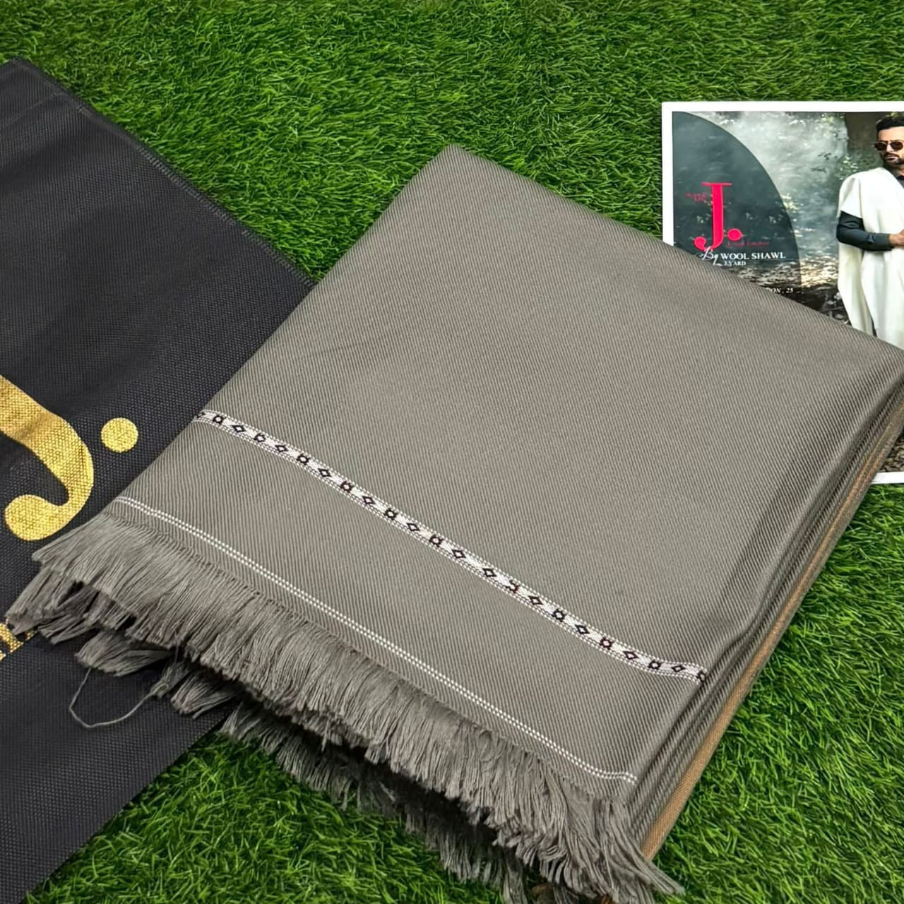 J.Mardana Shawl | Gent's Shawl | Soft Wool Shawl For Men's | Elegant Wool Shawl For Men's