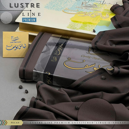 Libas-e-Yousaf Premium Unstitched Fabric | Four-Season Luxury Fabric for Men | Libas-e-Yousaf Fabric | Branded Dress For Men's