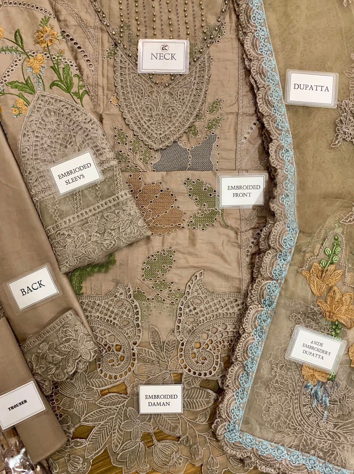 Maria B Luxury Lawn 2026 Embroidered Dress MBL-D-2406-B-24 | Schiffli Lawn Suit | Branded Maria B Party Dress | Premium Quality Lawn Dress