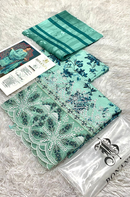 Bonanza Doria Linen Embroidery Suit