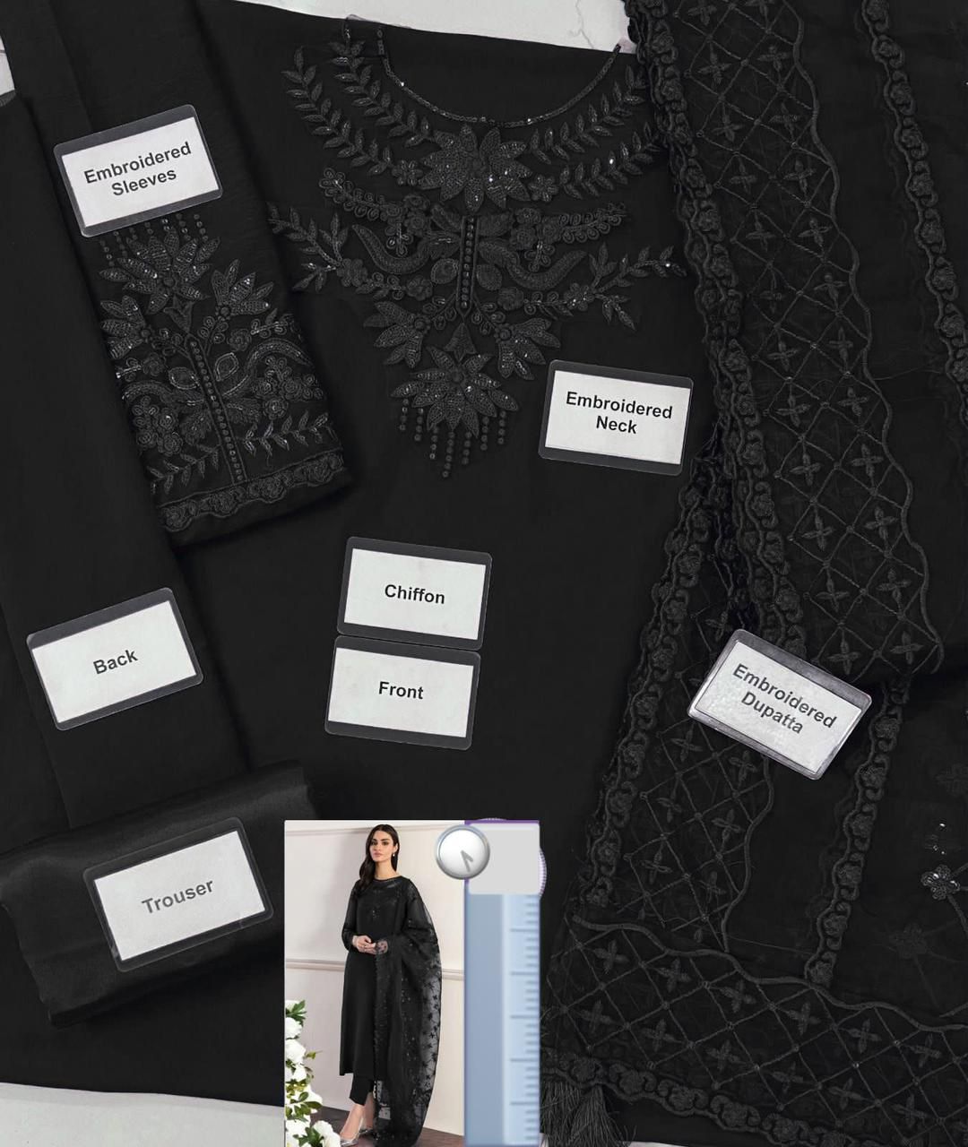 Baroque Fancy Dress|Chiffon Fabric