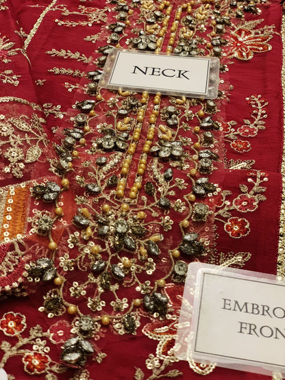 Maria B New Chiffon Collection | Heavy Embroidery Dress For Party Wear | Beautiful wedding Dress For Girl's | Designer Dress