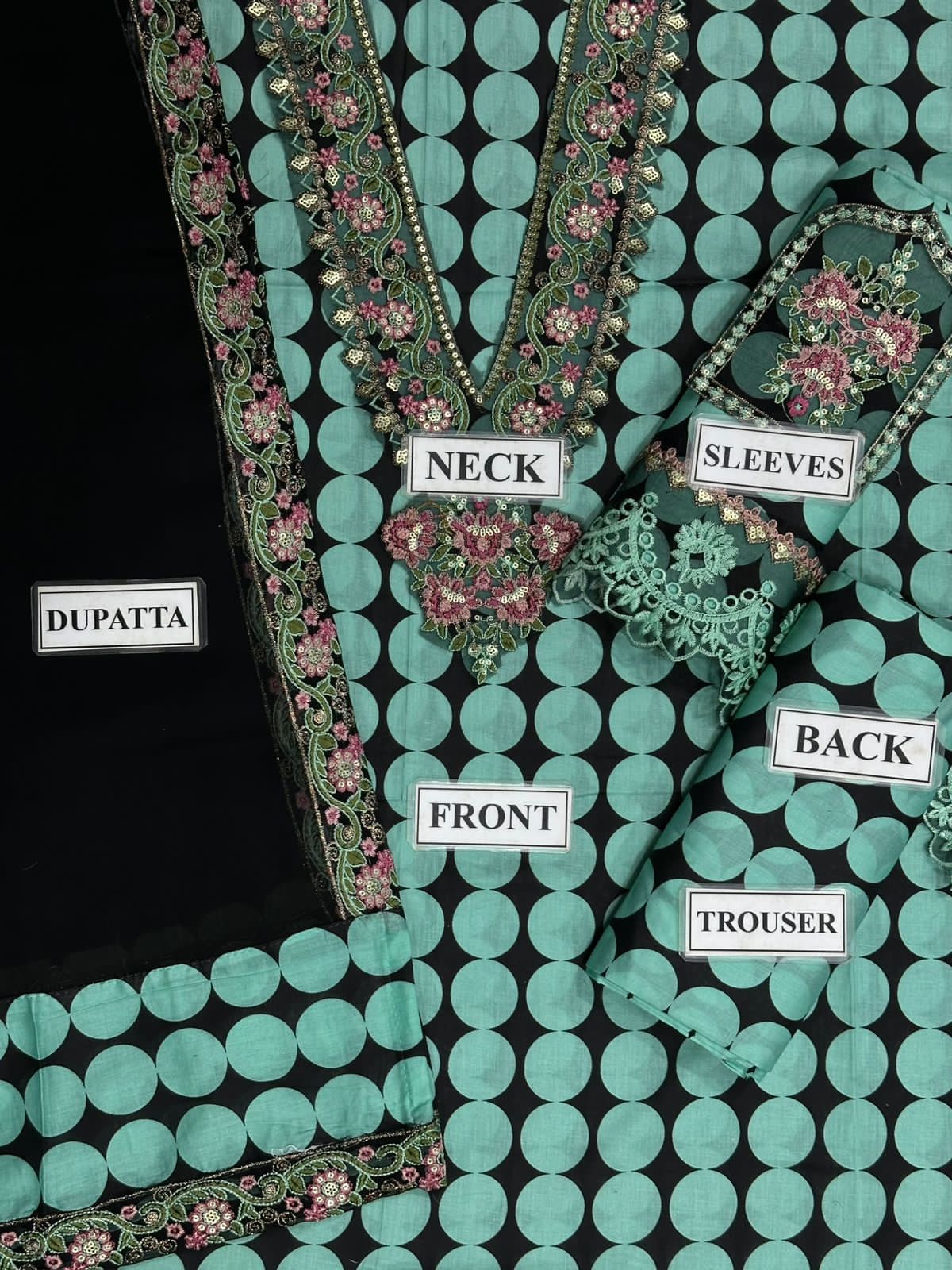 Charizma Unstitch Replica Lawn Suit With Chiffon Embroidered Dupatta | Embroidery Lawn Dress | Branded Lawn Dress For Girl's