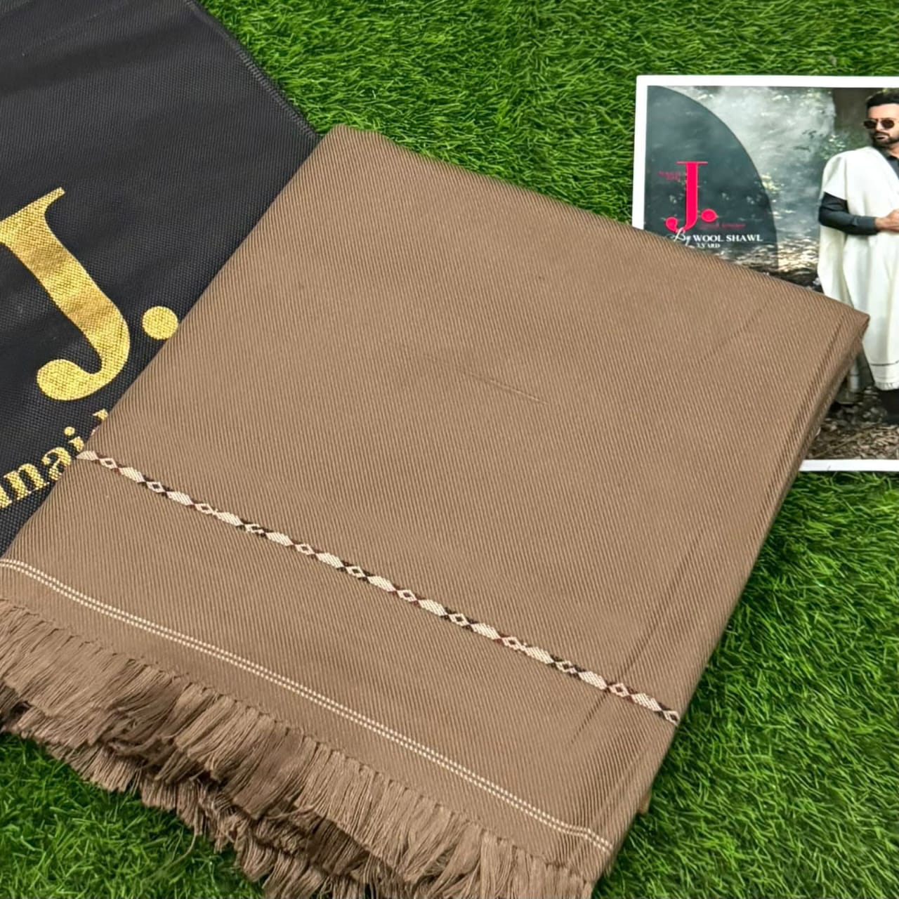 J.Mardana Shawl | Gent's Shawl | Soft Wool Shawl For Men's | Elegant Wool Shawl For Men's