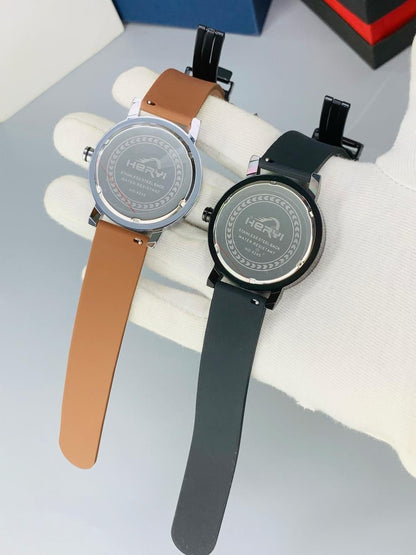 HERYI Casino Dial Rotating Watch With Rubber Strap | Trendy Water Resistant Watch | Branded Watch ⌚